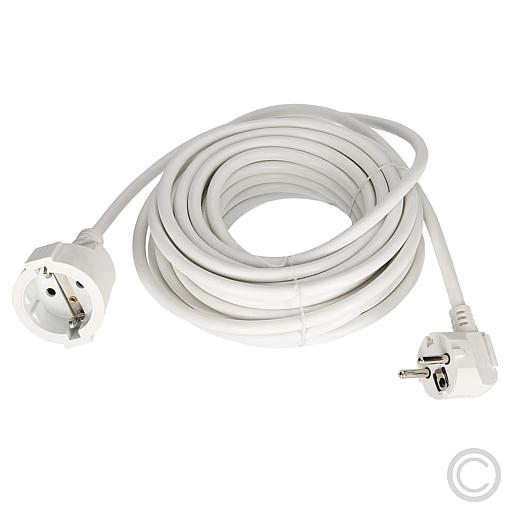 Verlängerung H05VV-F 3G1,5mm²  10m reinweiß