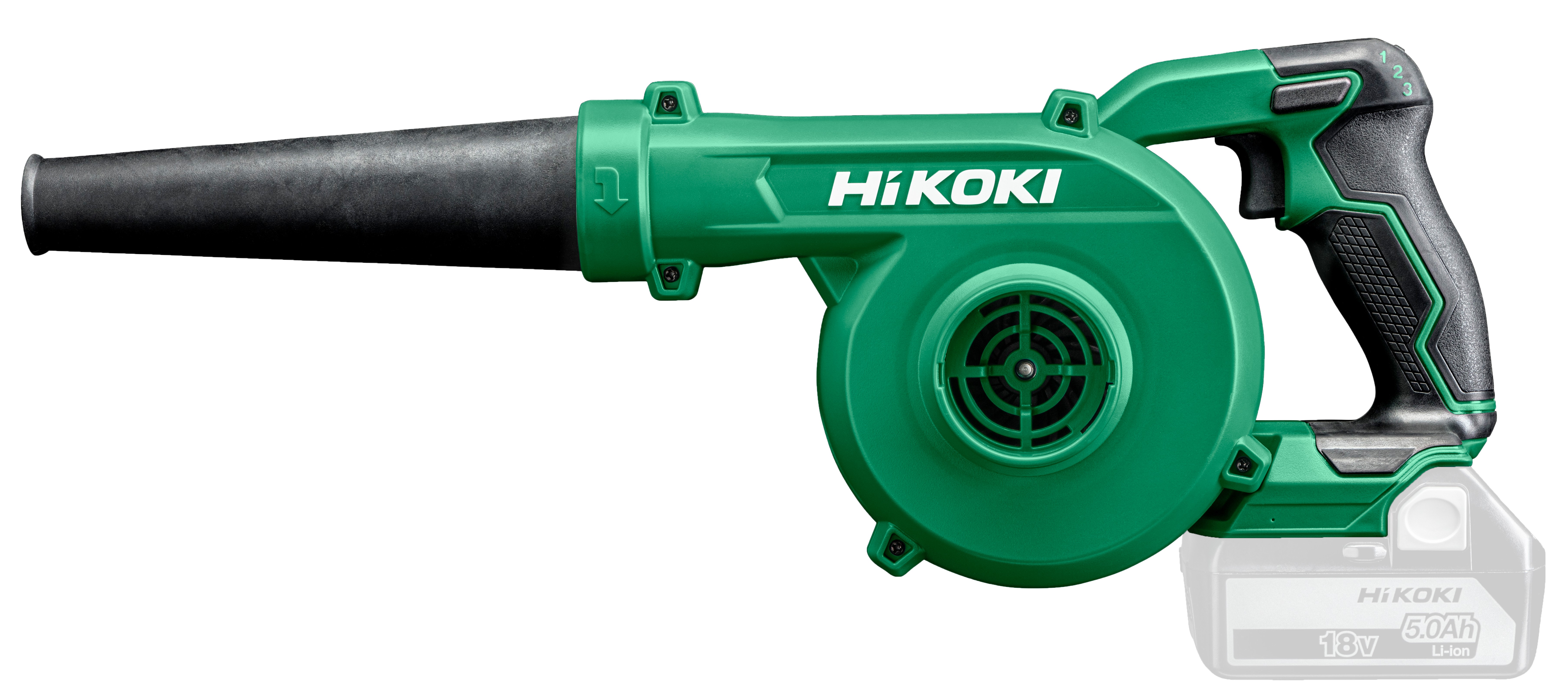 HiKOKI RB18DC(Basic) (Karton) Akku-Gebläse 0-3,5 m³/min 1,1 Kg HiKOKI RB18DC(Basic) (Karton) Akku-Gebläse 0-3,5 m³/min 1,1 Kg