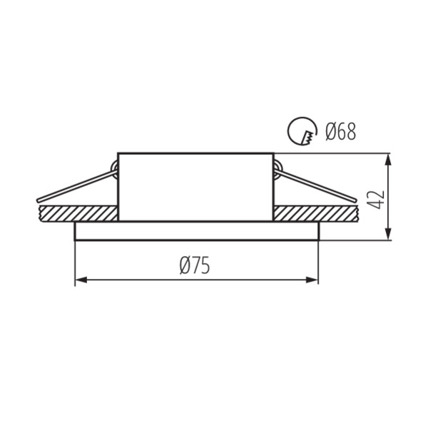 Kanlux SIMEN DSO G/W