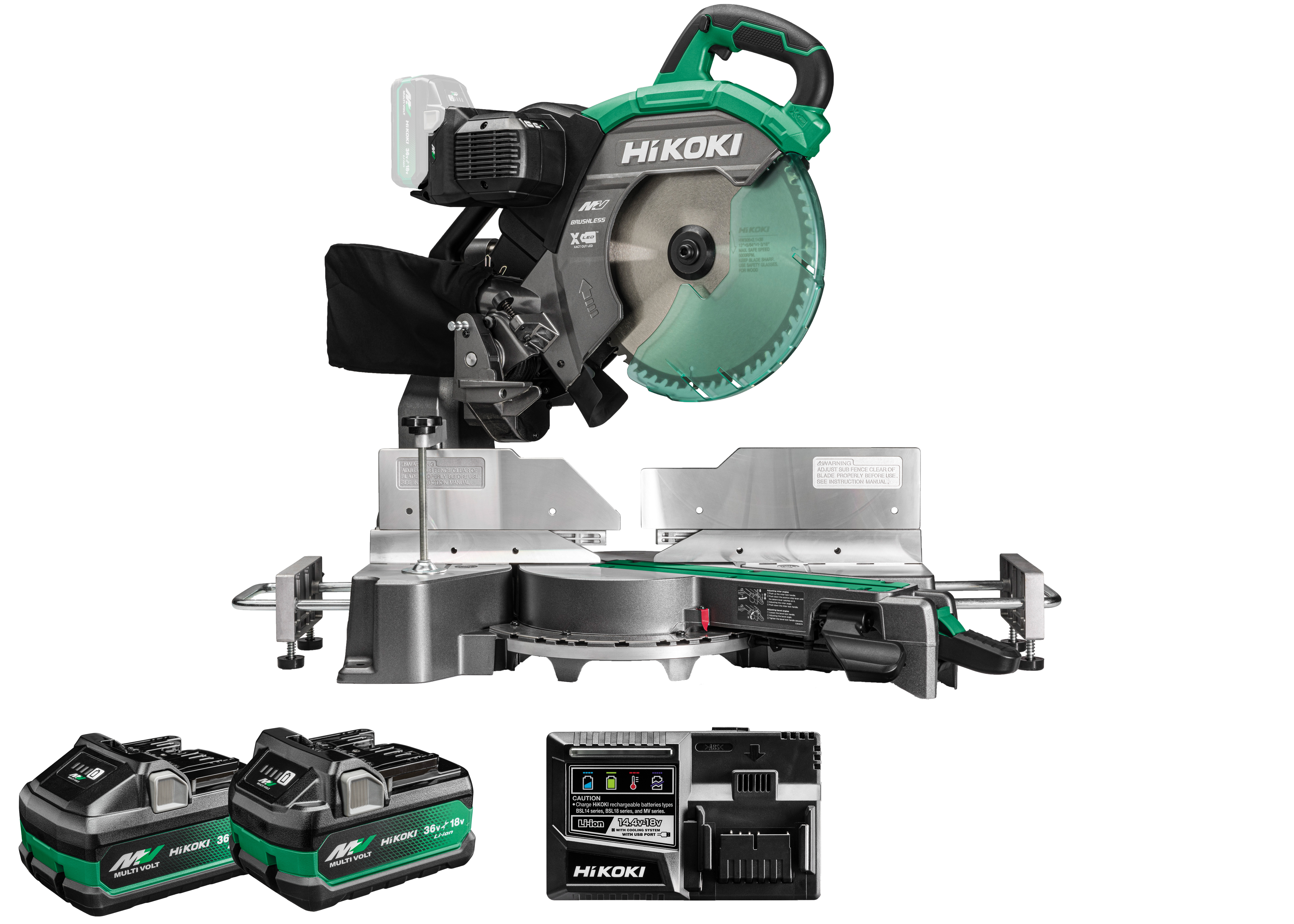 HiKOKI C3612DRA(4.0 MV) (1 Akku) (Karton) Akku-Kappsäge 36 Volt 25,2 Kg