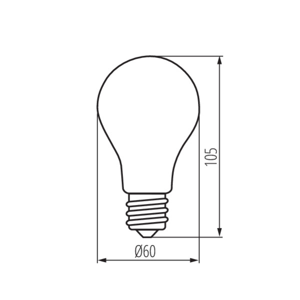 Kanlux XLED A60 7W-NW-M *LAMPA LED