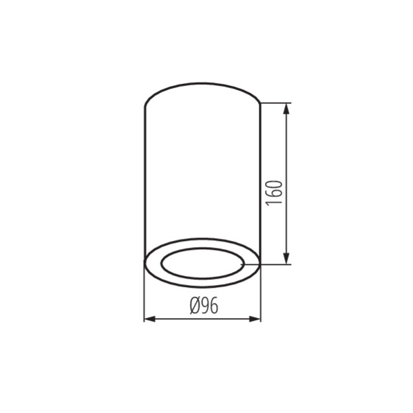 Kanlux AQILO E27 IP65 DSO-GR