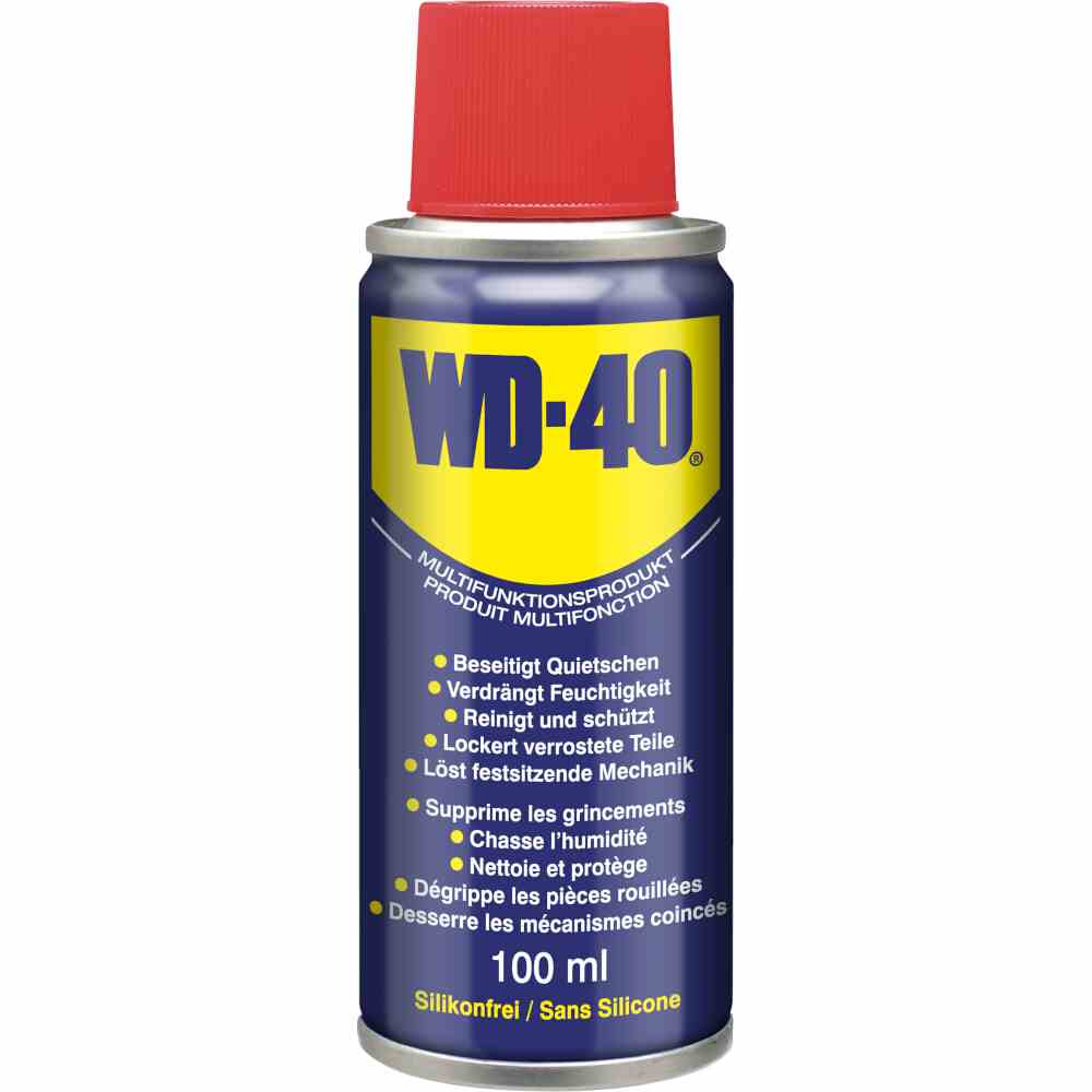 WD-40 Vielzweck-Spray 100 ml -Das flüssige Werkzeug- – 49001 (6 TN)