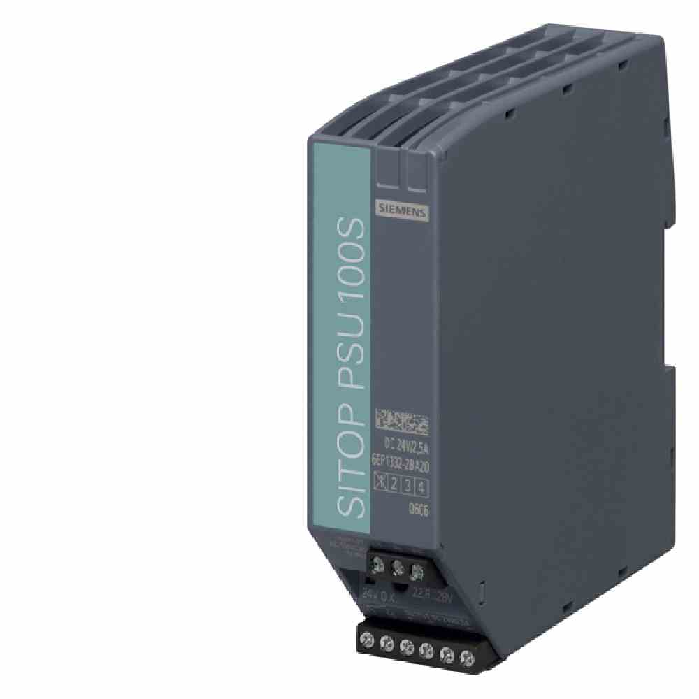 SIEMENS AG Gleichstromversorgung, 24V, 60W, 230VAC, 2,5A, kurzschlussfest, für Tragschienenmontage, IP20