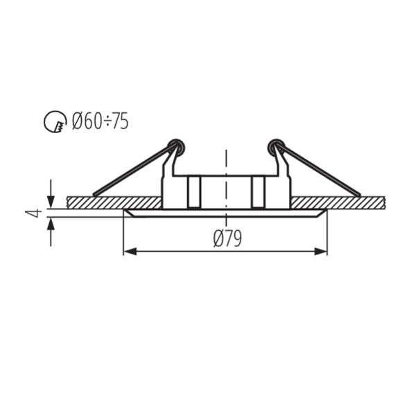 Kanlux VIDI CTC-5514-B