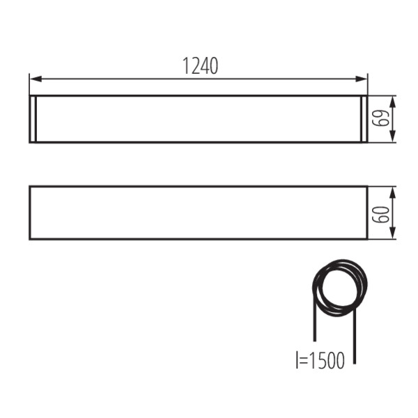 Kanlux ALIN 4LED 1X120-W