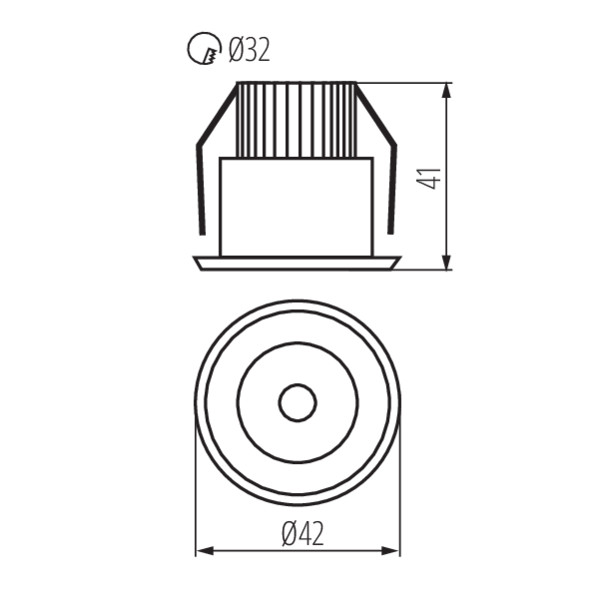 Kanlux HAXA-DSO POWER LED-B