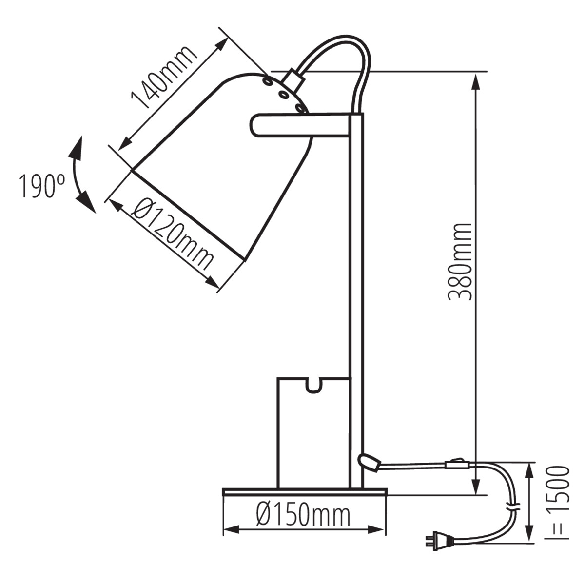 Kanlux RAIBO E27 W