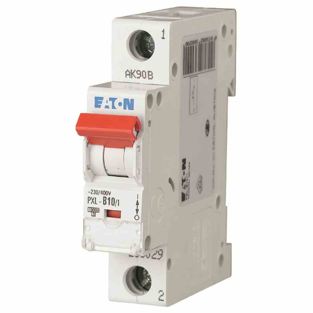 EATON Leitungsschutzschalter, B, 10A, 1p, 230V, 10kA, 1TE, AC, 50Hz, Zusatzeinrichtungen möglich, IP20 EATON Leitungsschutzschalter, B, 10A, 1p, 230V, 10kA, 1TE, AC, 50Hz, Zusatzeinrichtungen möglich, IP20