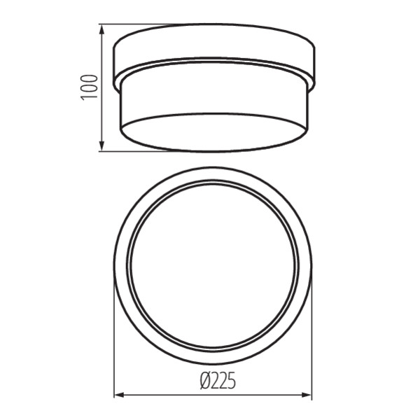 Kanlux TUNA S1101-W