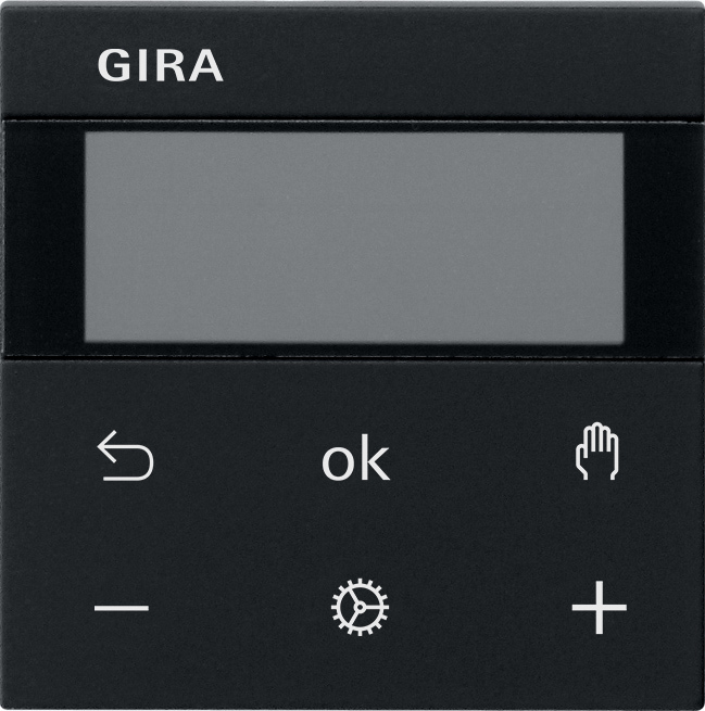 Gira S3000 RTR Display System 55 Schwarz m