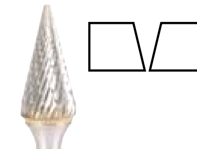 HiKOKI 6mm Diamant Schleifstift M-12,7X22/71 HiKOKI 6mm Diamant Schleifstift M-6X20/50