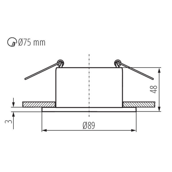 Kanlux GLOZO DSO SR/B (36225)