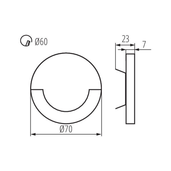 Kanlux SOLA LED B-WW