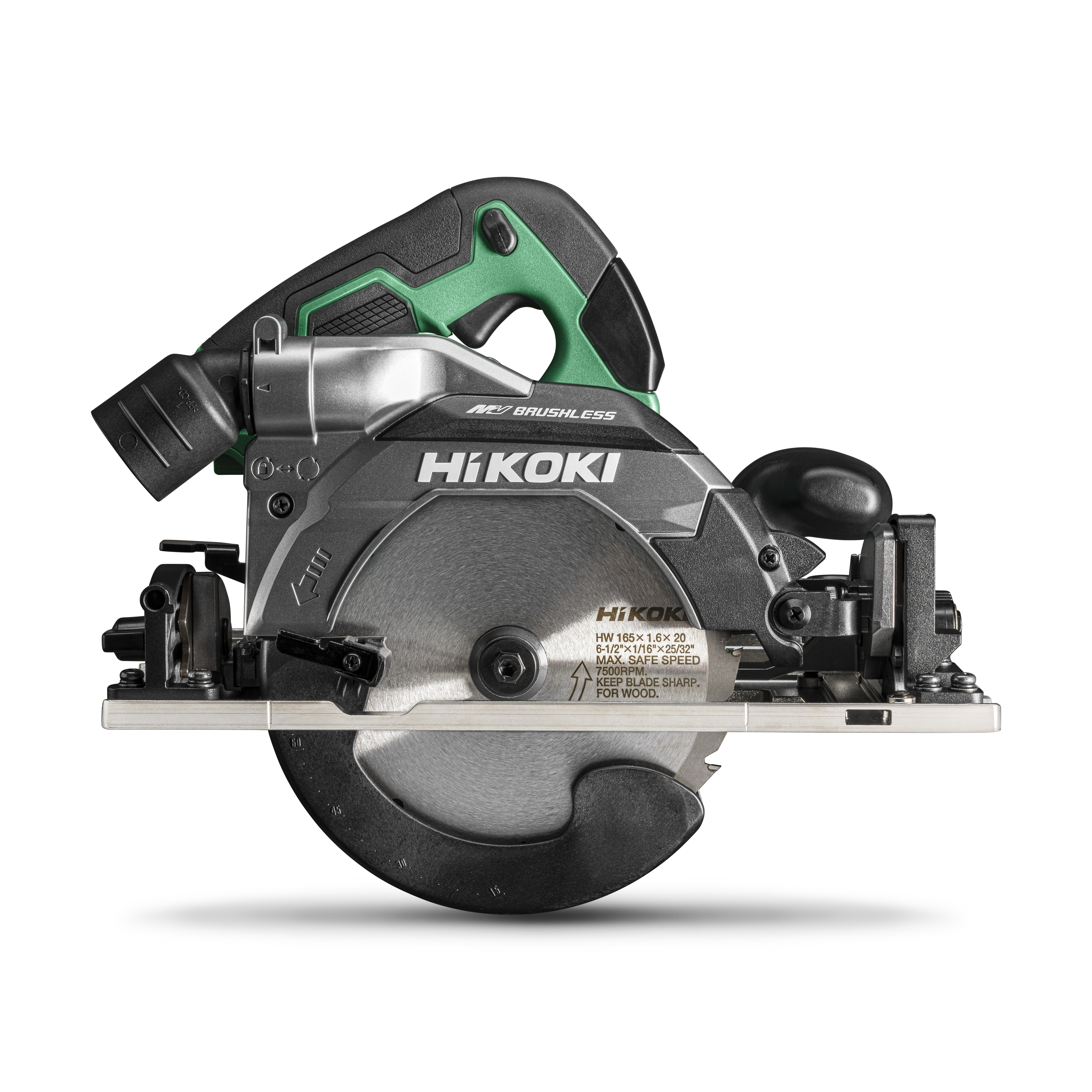 HiKOKI C3606DUM(2.5) (HSC IV) Akku Handkreissäge (brushless) automatische Power und Silent Funktion 66 mm 3,4 Kg
