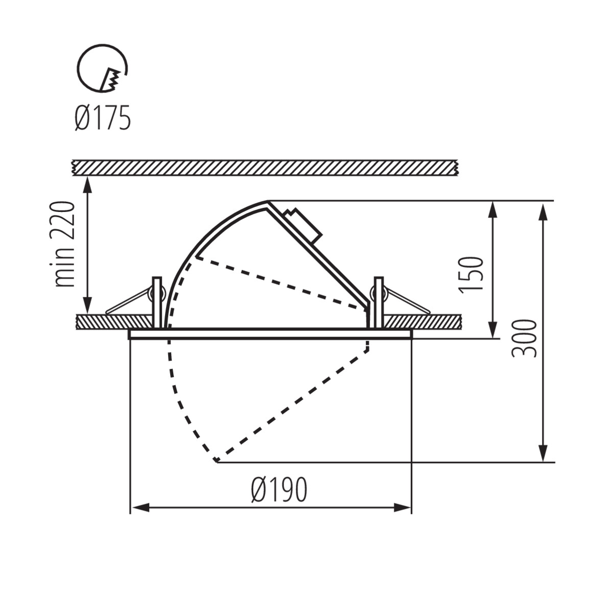 Kanlux HIMA LED 23W-NW-B