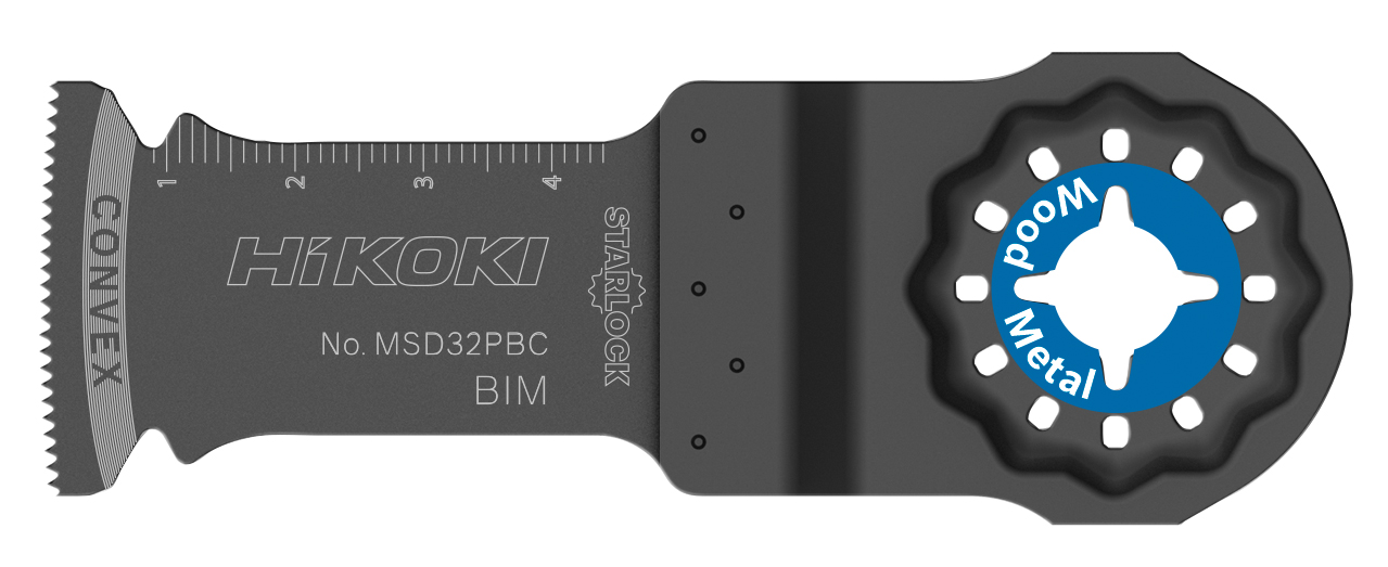 HiKOKI 5 Multi Tool Blätter Starlock MSD32PBC