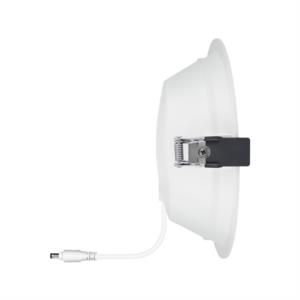 LEDVANCE ALU LED-Einbaustrahler, 25W, Konverter, 1LED, 3000K, 2250lm, Kunststoff, IP44 extrem breitstrahlend >80°, Ø215x61mm –