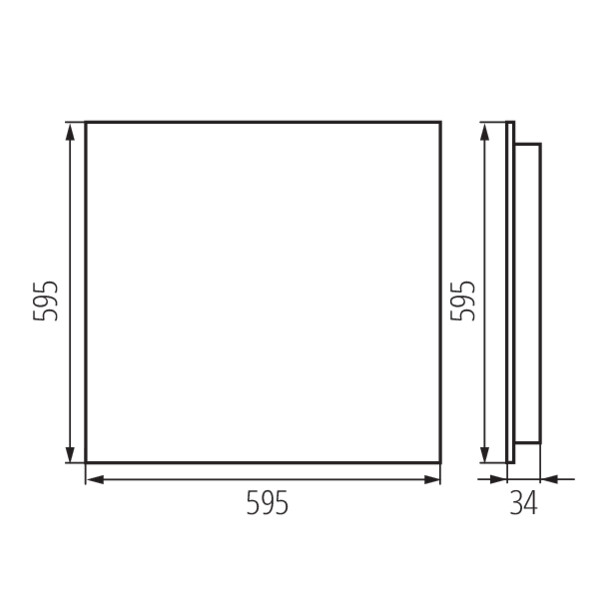 Kanlux OS 40W-840-MPRM-W-P1