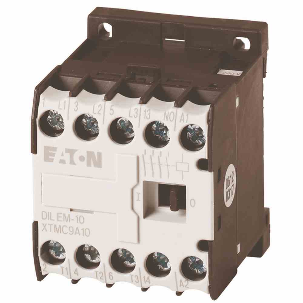 EATON DILEM-10-G(24VDC) Leistungsschütz, 3-polig + 1 Schließer, 4 kW/400 V/AC3, DC-betätigt