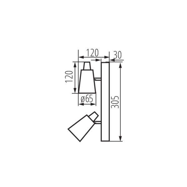 Kanlux SEMPRA EL-2I B-SR