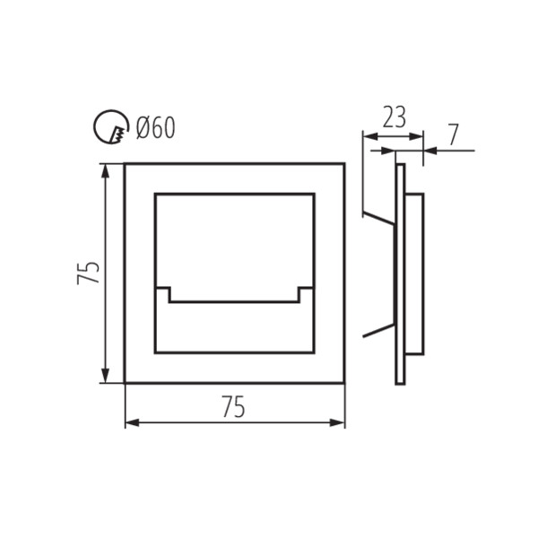 Kanlux SABIK MINI LED B-WW