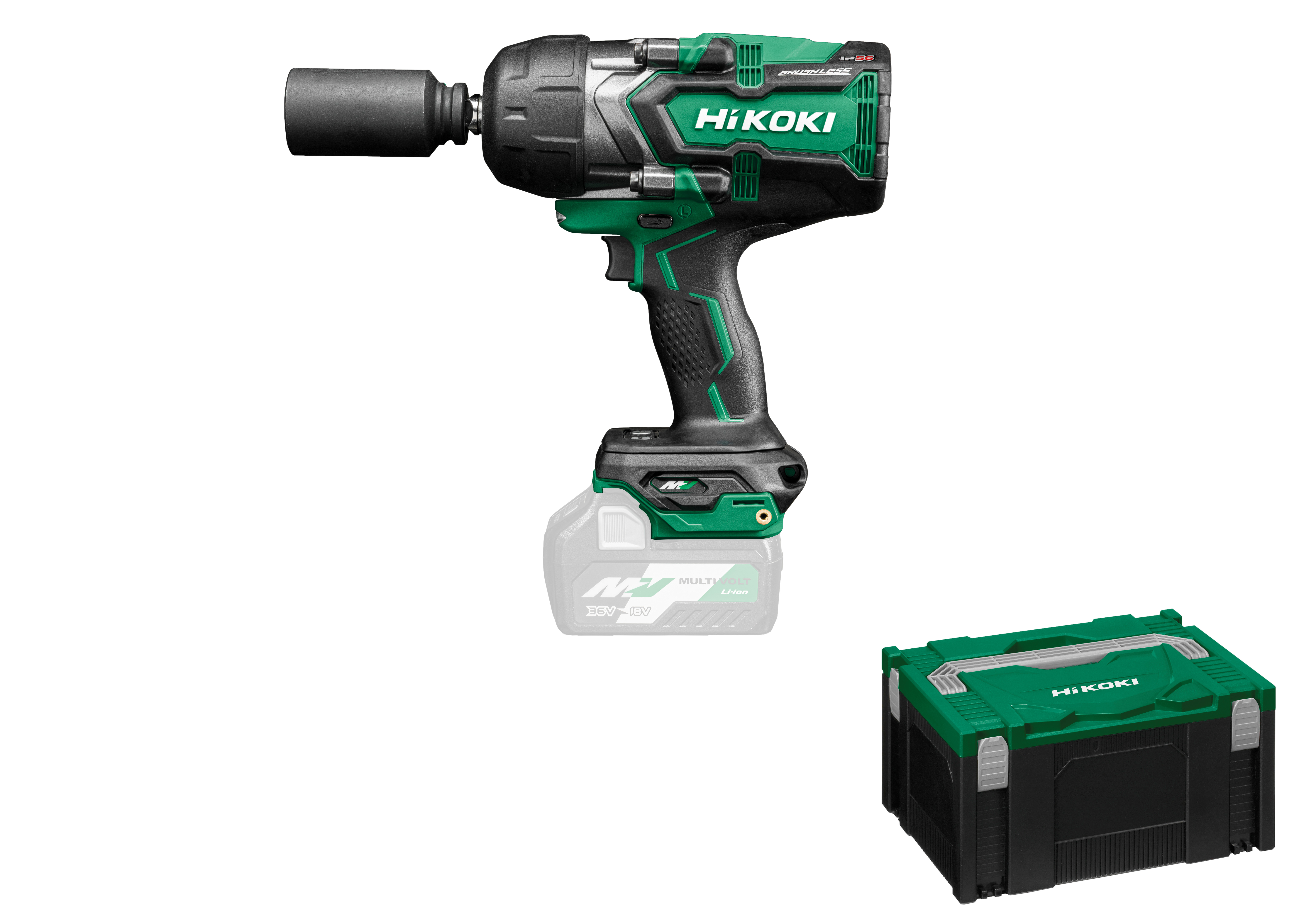 HiKOKI WR36DG(Basic) (HSC III) Akku Schlagschrauber 1400/2000 Nm 1/2"