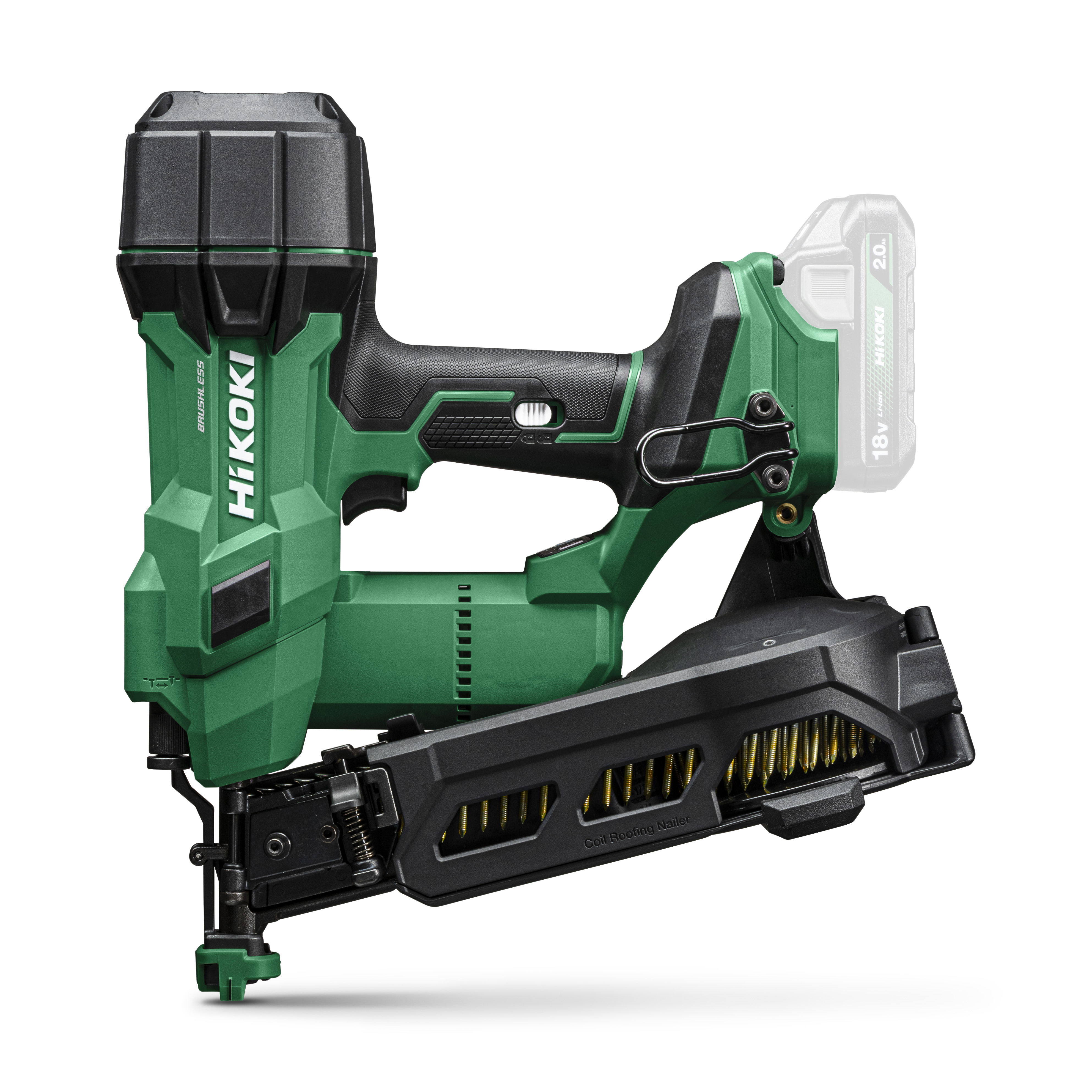 HiKOKI NV1845DA(Basic) (HSC IV) Akku Coil Dachpappnagler 15° -16° 4,3 Kg
