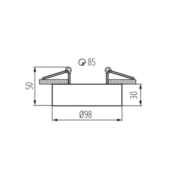 Kanlux MINI BORD DLP-50-W