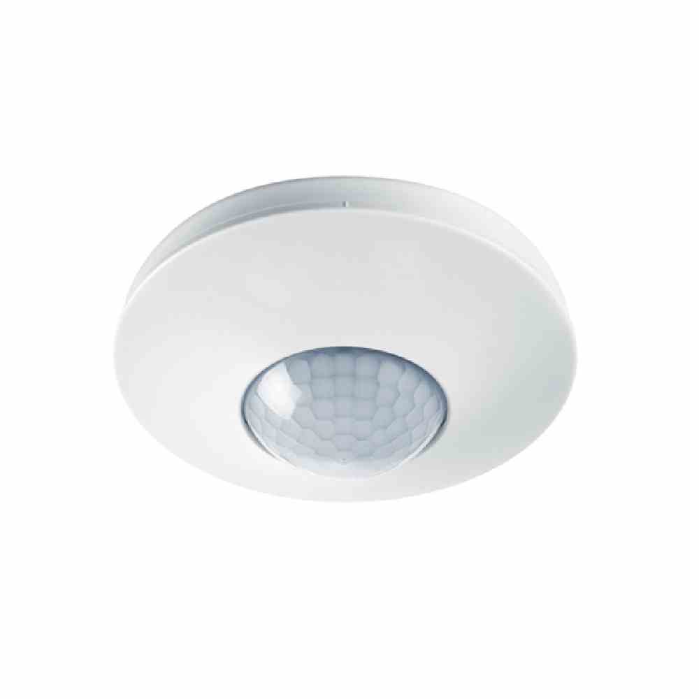 ESYLUX PD-C360i/8plus Präsenzmelder weiß mit 360° Erfassungsbereich für die Deckenmontage, ca. 8 m im Ø, bei einer Montagehöhe von 3m, 2300 W/10 A – PD-C 360i/8plus