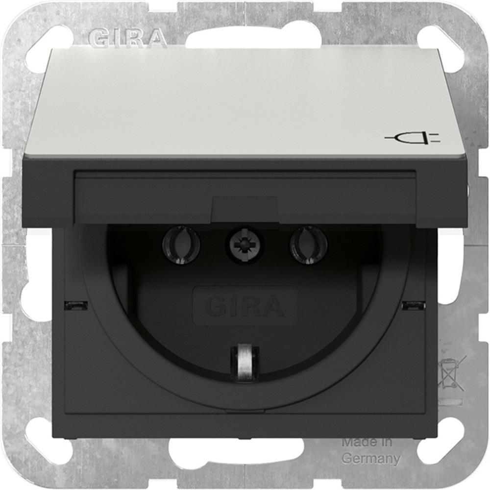 GIRA SCHUKO KD System 55 Edelstahl – 4454600