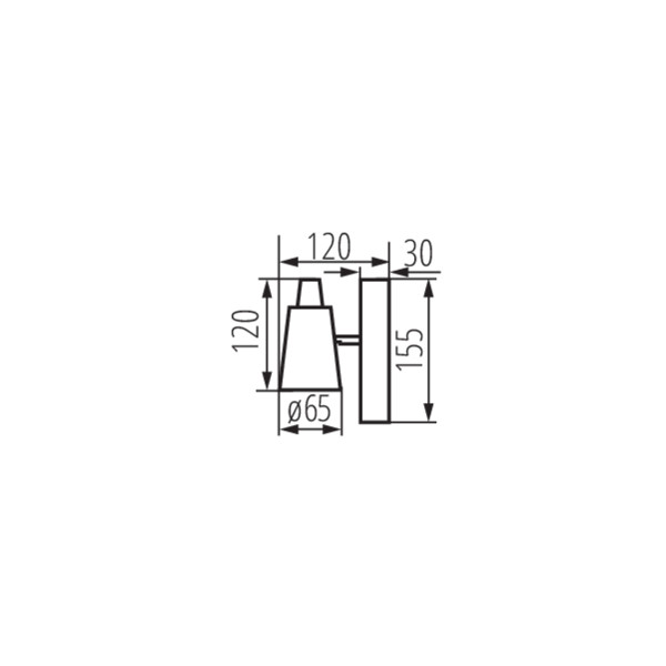 Kanlux SEMPRA EL-1I B-SR