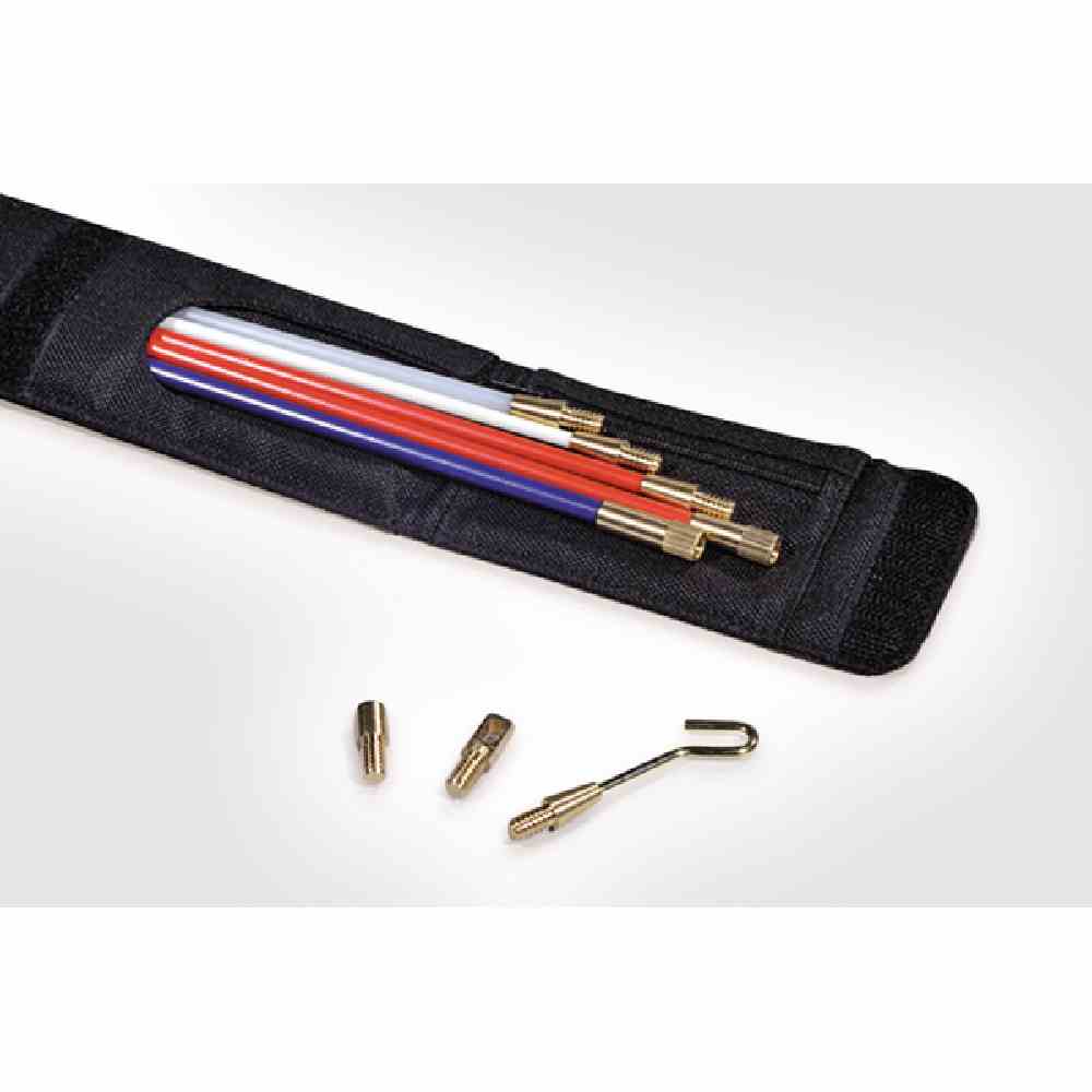 HELLERMANN TYTON Kabeleinziehsystem Cable-Scout+, Mini Set 4x0,4m Fiberglasstangen inkl.Tasche – CS-SH PVC