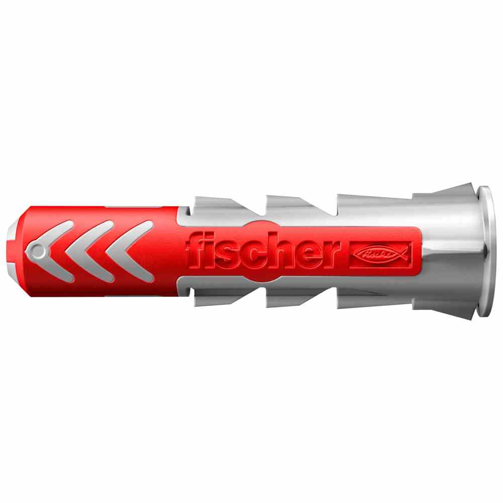 FISCHER Dübel DUOPOWER, Ø6x30mm, Kunststoff, Nylon, 40mm, Ø4-5mm, mit Rand, geeignet für Gasbeton, 100 Stück FISCHER Dübel DUOPOWER, Ø6x30mm, Kunststoff, Nylon, 40mm, Ø4-5mm, mit Rand, geeignet für Gasbeton, 100 Stück