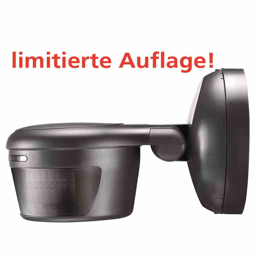 BUSCH-JAEGER Bewegungsmelder, 0-220°, Aufputz, anthrazit, IP55, fernbedienbar, 3680W