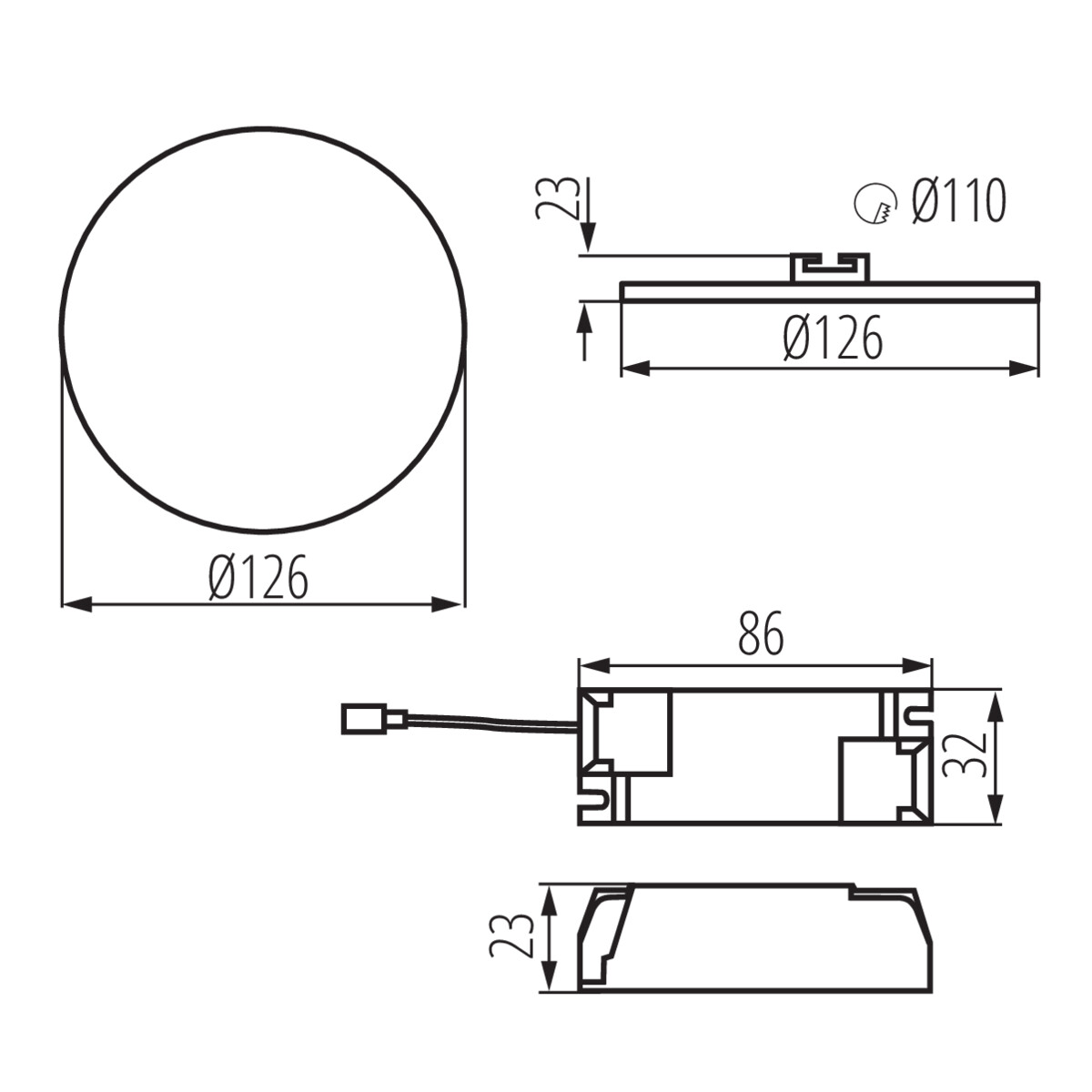 Kanlux AREL LED DO 10W-NW