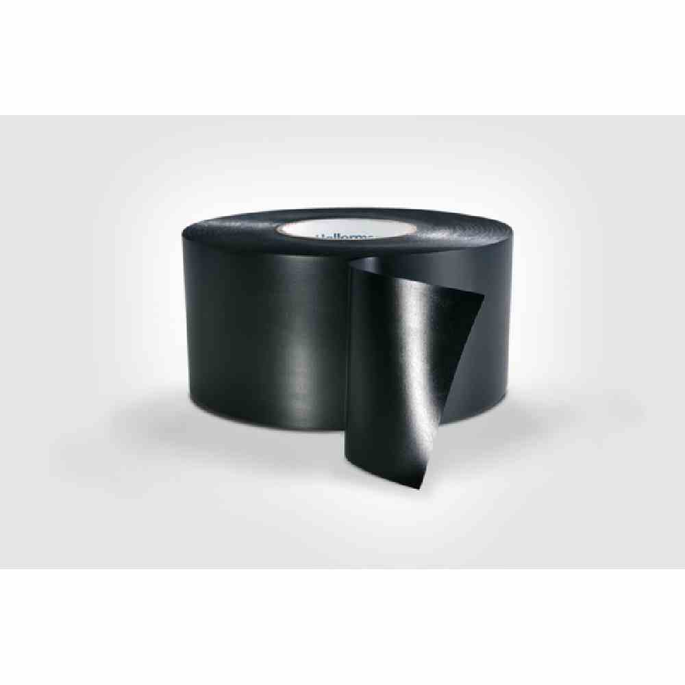 HELLERMANN TYTON Isolierband, Polyvinylchlorid (PVC), 50mm, 30m, schwarz, UV-beständig, 105°C, 0,25mm, Selbstverlöschend – HTAPE-WRAP25-50x30 PVC BK