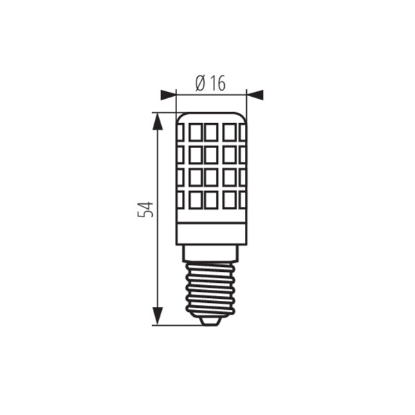 Kanlux ZUBI LED 4W E14-NW