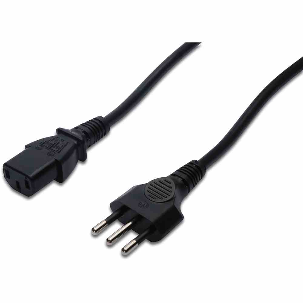 DIGITUS NetzAns.Kabel Italien Stecker - C13 St/Bu – AK-440113-018-S