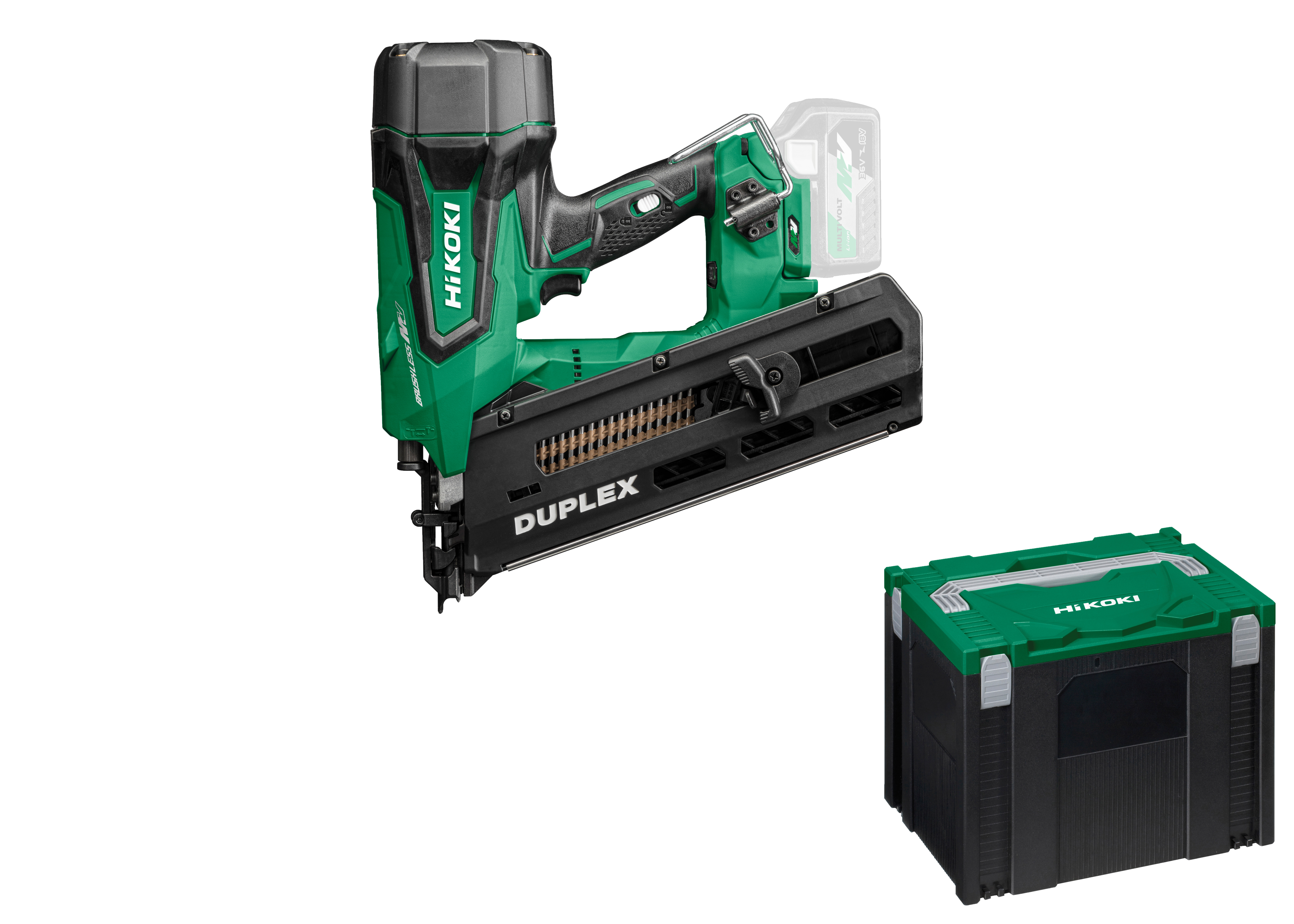 HiKOKI NR3675DD(Basic) (HSC IV) Akku Duplex-Nagler 21° Rund-Kopf plastik  4,3 Kg