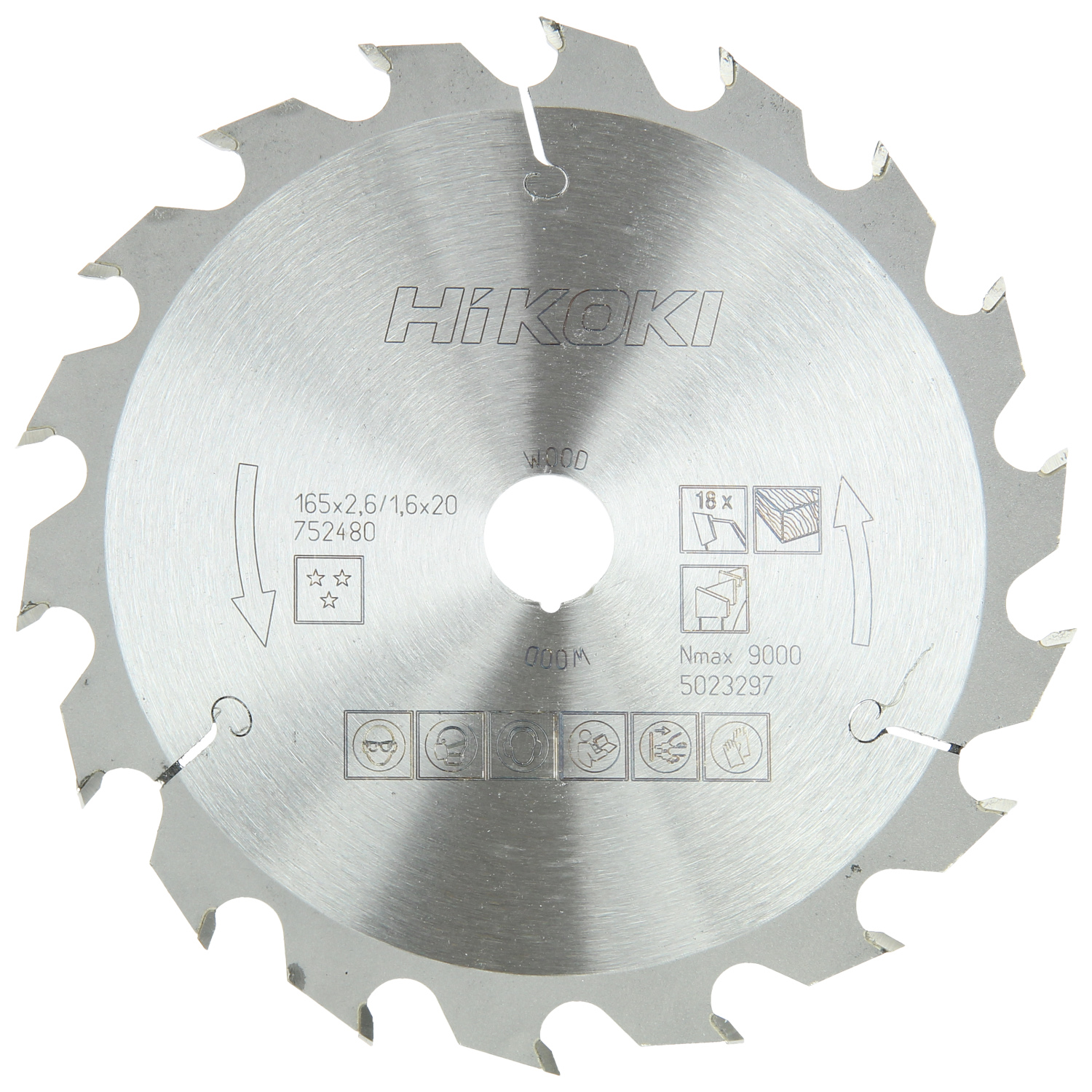 TCT Kreissägeblatt 165X20 Z18 - für Holz