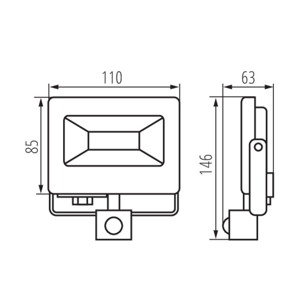 Kanlux ANTEM LED 10W-NW-SE B