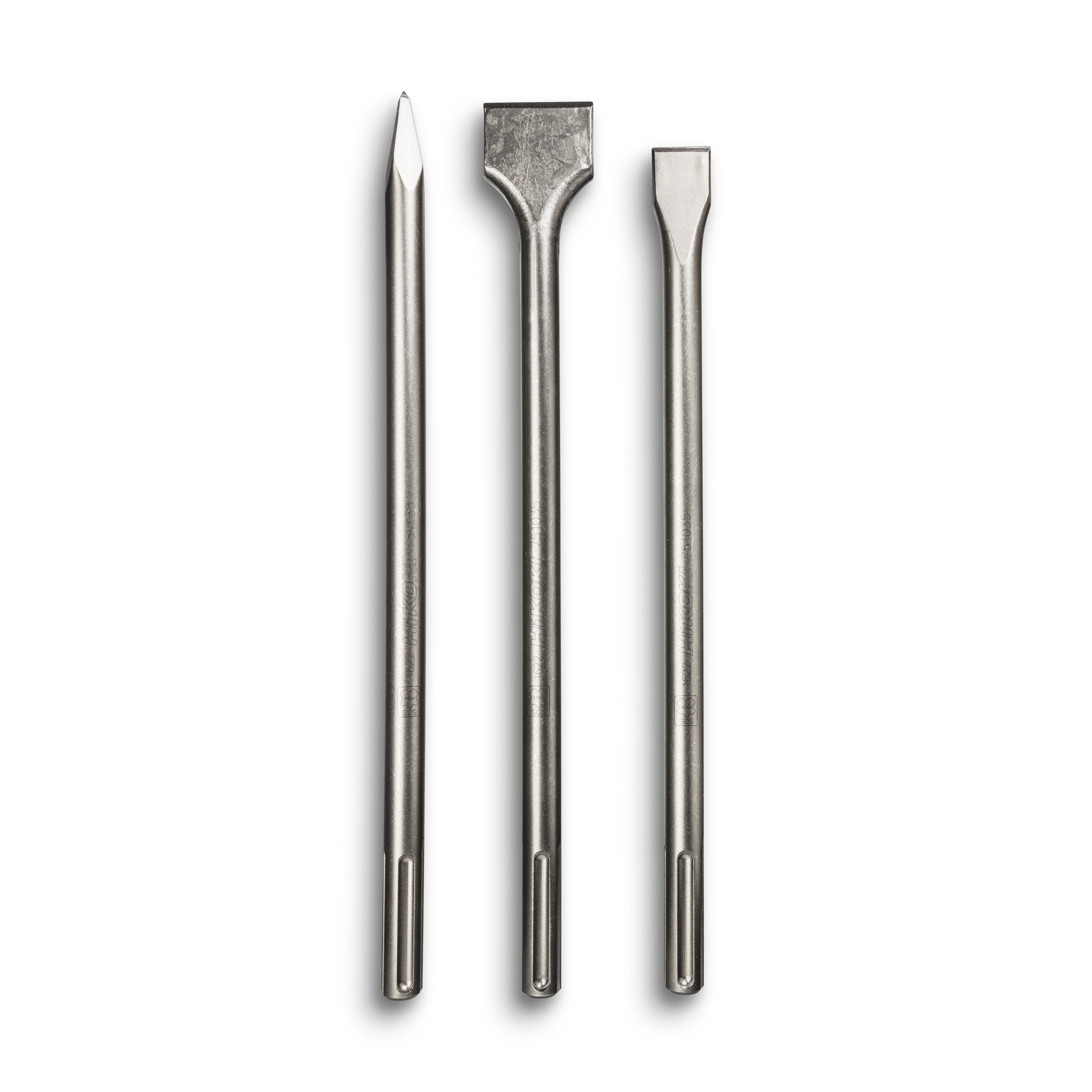 HiKOKI Meißelset SDS max, 400 mm (Spitz-, Flach HiKOKI Meißelset SDS max, 400 mm (Spitz-, Flach