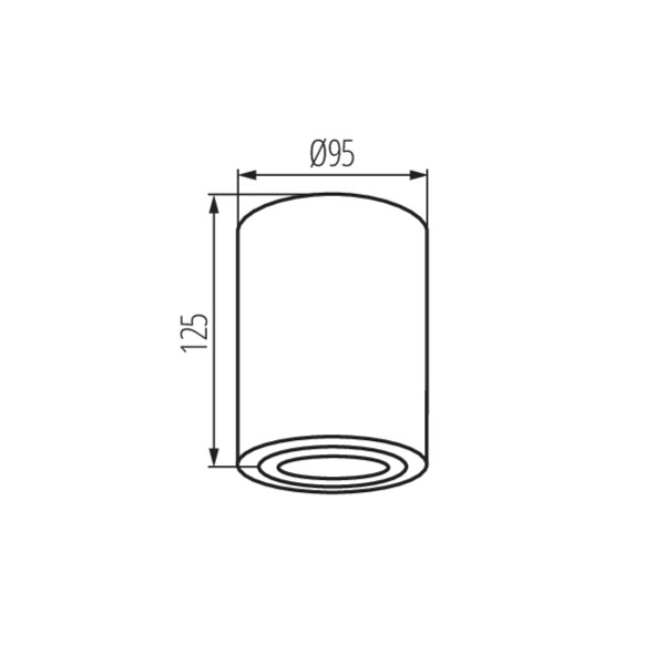 Kanlux BORD DLP-50-B