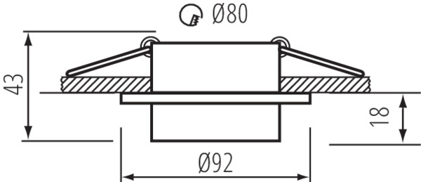 Kanlux LONVI DSO W/W Kanlux LONVI DSO W/W