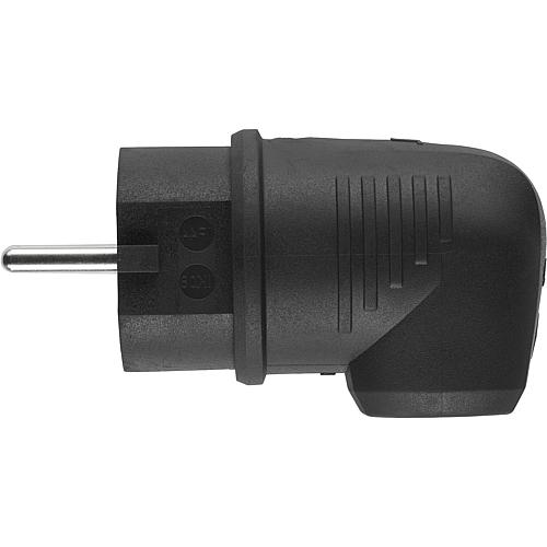 ABL Gummi Winkelstecker 16A