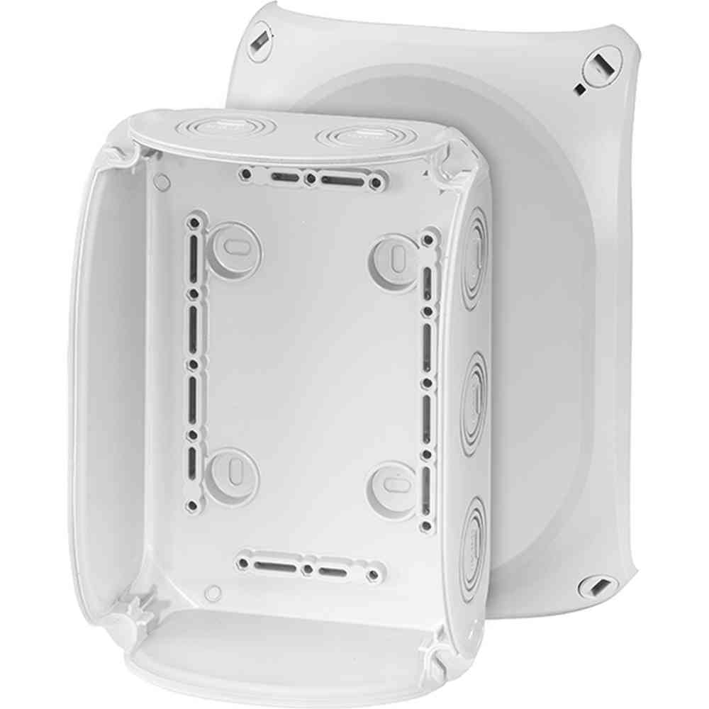 HENSEL KF 1000 G Abzweigkasten, IP66, 180x130x77mm, grau, ohne Bestückung, Kunststoff, Wand-/Deckenmontage, Halogenfrei – KF 1000 G HENSEL KF 1000 G Abzweigkasten, IP66, 180x130x77mm, grau, ohne Bestückung, Kunststoff, Wand-/Deckenmontage, Halogenfrei – KF 1000 G