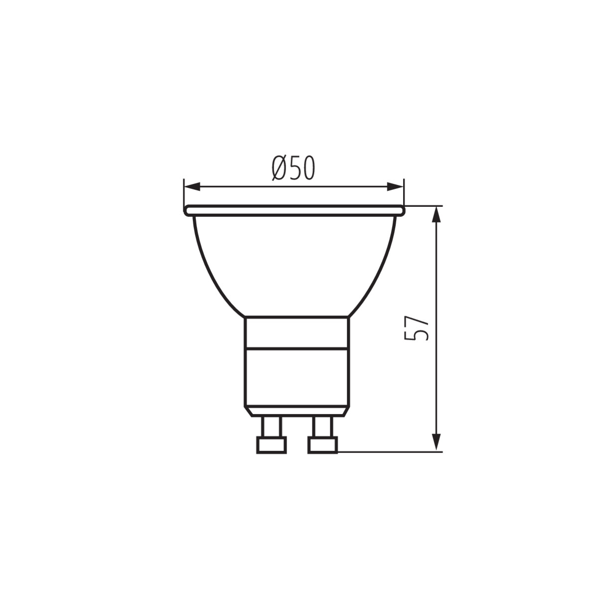 Kanlux IQ-LEDDIM GU10 7W-NW