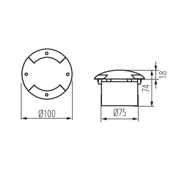 Kanlux ROGER DL-2LED6