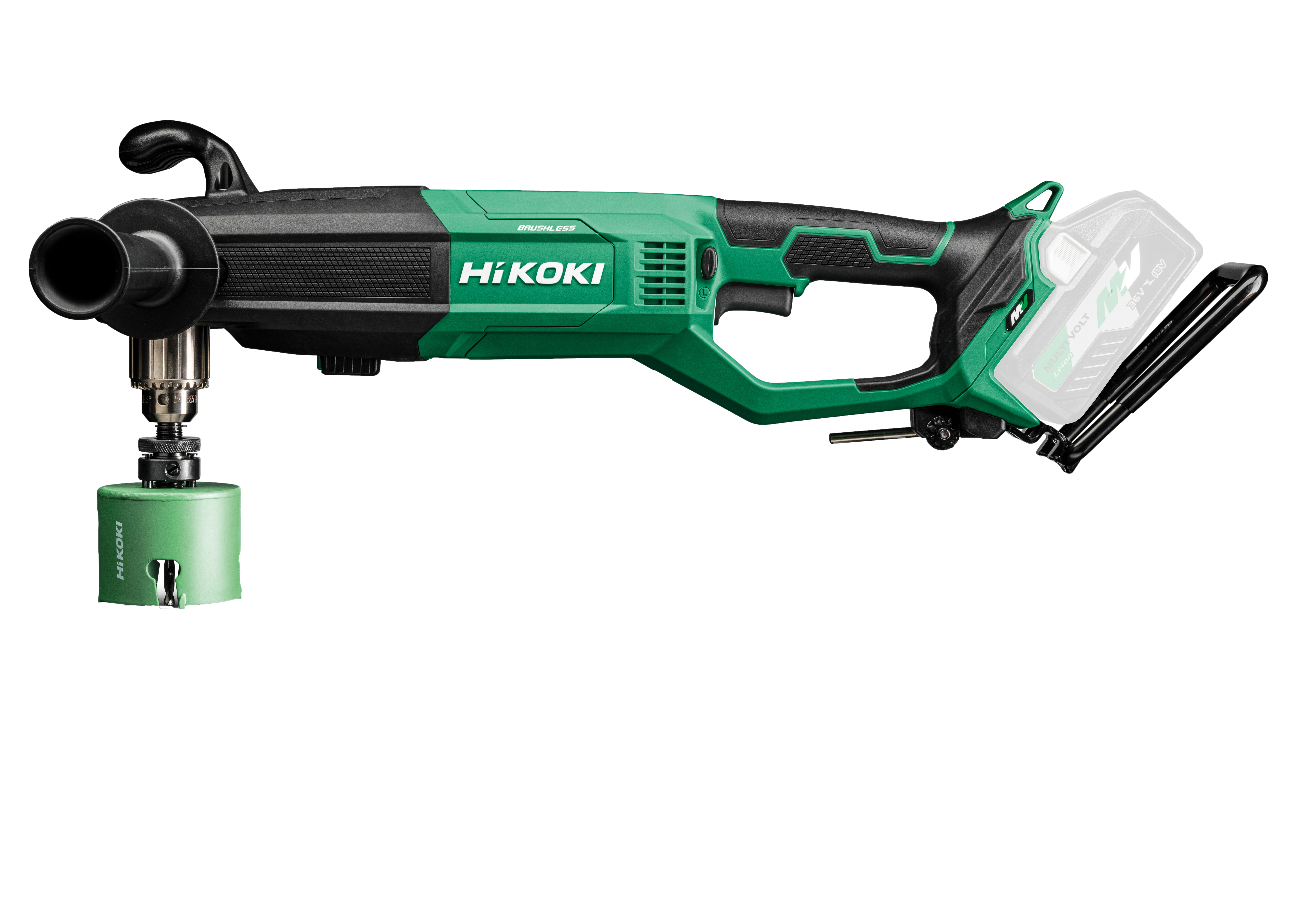 HiKOKI D36DYA(Basic) (Karton) Akku Winkelbohrmaschine 17 Nm 13mm